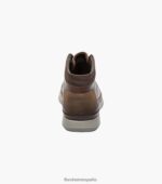 bota saul chukka con puntera lisa Florsheim hombres LPVB4P290 calzado coñac - Imagen 7