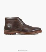 botas chukka con puntera lisa fenway Florsheim hombres LPVB4P292 calzado marrón ch - Imagen 2