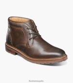 botas chukka con puntera lisa fenway Florsheim hombres LPVB4P292 calzado marrón ch