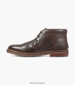 botas chukka con puntera lisa fenway Florsheim hombres LPVB4P292 calzado marrón ch - Imagen 5