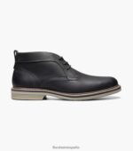 botas chukka norwalk con puntera lisa Florsheim hombres LPVB4P75 calzado ch negro - Imagen 2