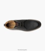 botas chukka norwalk con puntera lisa Florsheim hombres LPVB4P75 calzado ch negro - Imagen 4