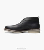botas chukka norwalk con puntera lisa Florsheim hombres LPVB4P75 calzado ch negro - Imagen 5