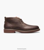 botas chukka norwalk con puntera lisa Florsheim hombres LPVB4P76 calzado marrón ch - Imagen 2