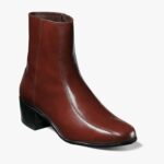 botas duke bike toe con cremallera Florsheim hombres LPVB4P247 calzado coñac