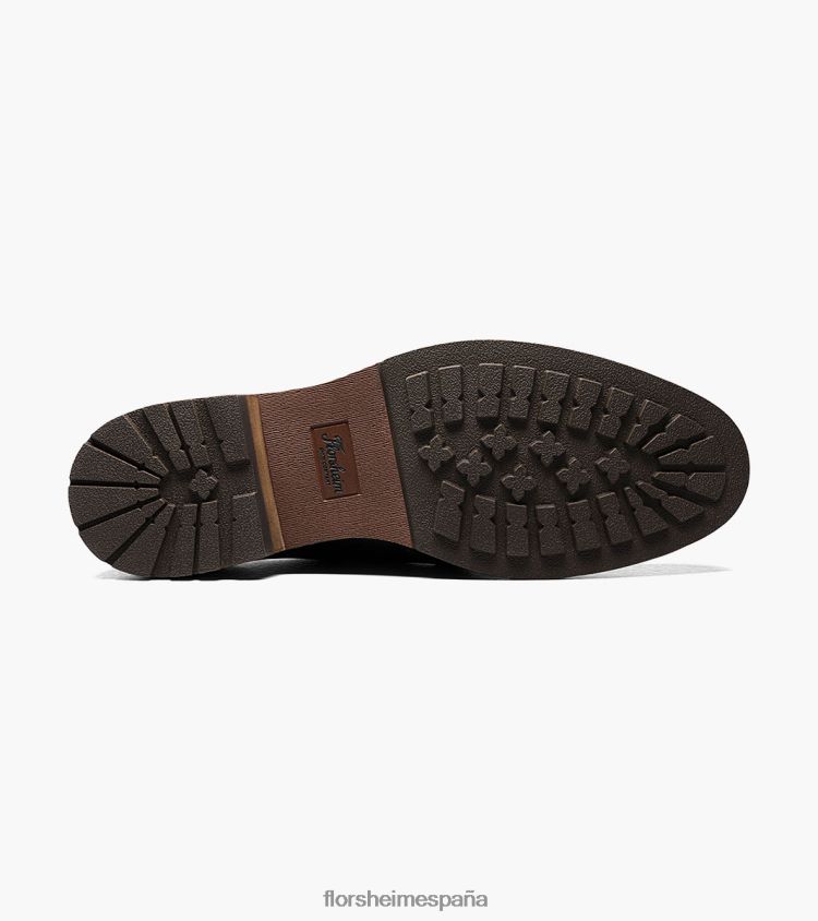 botas tipo chalet con cordones y puntera de mocasín Florsheim hombres LPVB4P166 calzado ch negro - Imagen 3