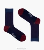 calcetines de canalé Florsheim unisexo LPVB4P577 accesorios Armada - Imagen 2