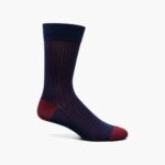 calcetines de canalé Florsheim unisexo LPVB4P577 accesorios Armada