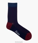 calcetines de canalé Florsheim unisexo LPVB4P577 accesorios Armada - Imagen 3