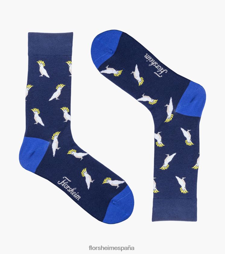 calcetines de vestir cocky crew Florsheim unisexo LPVB4P565 accesorios azul - Imagen 2
