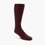 calcetines de vestir de canalé ancho Florsheim unisexo LPVB4P600 accesorios borgoña