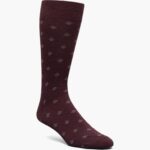 calcetines de vestir dobby con diamantes Florsheim unisexo LPVB4P594 accesorios borgoña