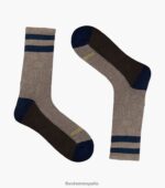 calcetines deportivos jaspeados Florsheim unisexo LPVB4P584 accesorios marrón - Imagen 2