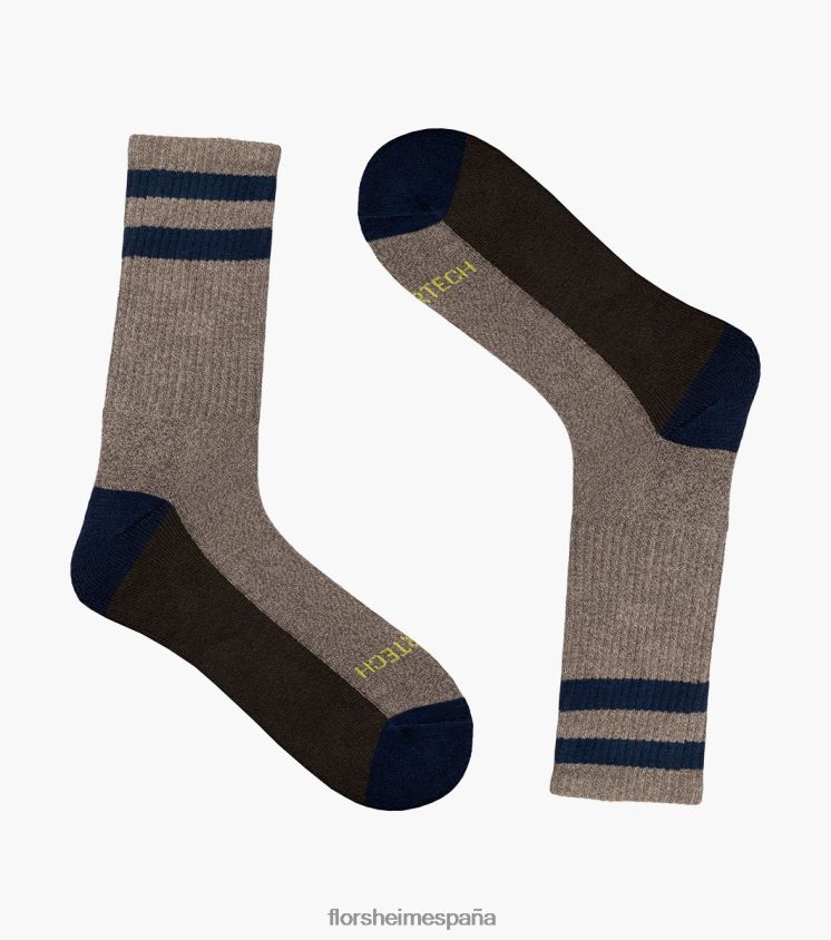 calcetines deportivos jaspeados Florsheim unisexo LPVB4P584 accesorios marrón - Imagen 2