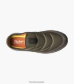 calzado deportivo con puntera tipo mocasín de nailon Florsheim hombres LPVB4P399 calzado aceituna - Imagen 4