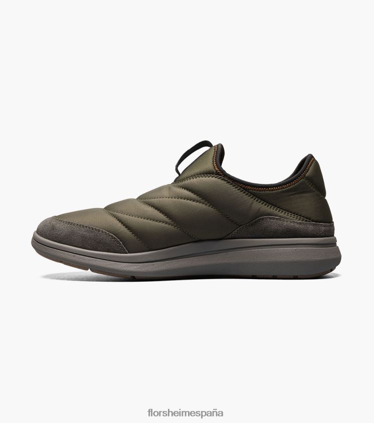 calzado deportivo con puntera tipo mocasín de nailon Florsheim hombres LPVB4P399 calzado aceituna - Imagen 5