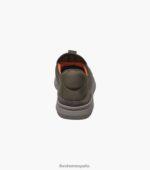 calzado deportivo con puntera tipo mocasín de nailon Florsheim hombres LPVB4P399 calzado aceituna - Imagen 7