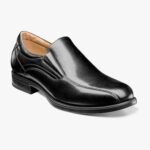 calzado sin cordones con punta de bicicleta midtown Florsheim hombres LPVB4P203 calzado negro