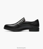 calzado sin cordones con punta de bicicleta midtown Florsheim hombres LPVB4P203 calzado negro - Imagen 6