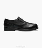 centro de la ciudad jr. moc toe resbalón en Florsheim niños LPVB4P498 calzado negro - Imagen 2