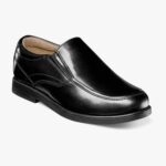 centro de la ciudad jr. moc toe resbalón en Florsheim niños LPVB4P498 calzado negro