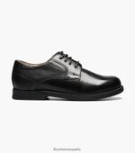 centro de la ciudad jr. oxford de punta plana Florsheim niños LPVB4P505 calzado negro - Imagen 2