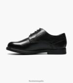 centro de la ciudad jr. oxford de punta plana Florsheim niños LPVB4P505 calzado negro - Imagen 5