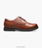 centro de la ciudad jr. oxford de punta plana Florsheim niños LPVB4P506 calzado coñac - Imagen 2