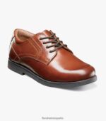 centro de la ciudad jr. oxford de punta plana Florsheim niños LPVB4P506 calzado coñac