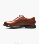centro de la ciudad jr. oxford de punta plana Florsheim niños LPVB4P506 calzado coñac - Imagen 5