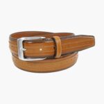 cinturón brogue central boselli Florsheim unisexo LPVB4P554 accesorios coñac