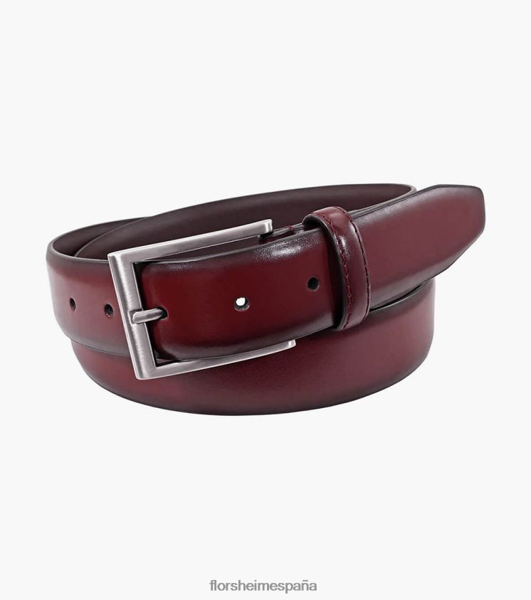 cinturon_de_cuero_genuino_carmin_florsheim_unisexo_lpvb4p522_accesorios_borgona.jpg cinturón de cuero genuino carmín Florsheim unisexo LPVB4P522 accesorios borgoña - Imagen 1