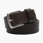 cinturón de cuero genuino wyatt Florsheim unisexo LPVB4P537 accesorios marrón