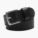 cinturón de cuero genuino wyatt Florsheim unisexo LPVB4P538 accesorios negro