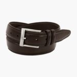 cinturón martin de piel granulada Florsheim unisexo LPVB4P527 accesorios marrón