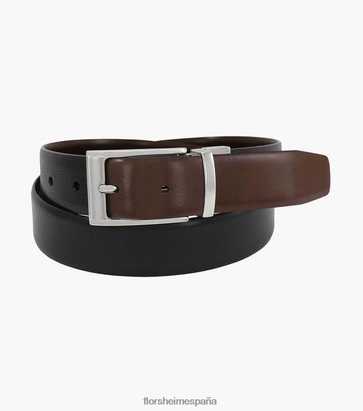 cinturon_reversible_cain_genuino_italiano_florsheim_unisexo_lpvb4p556_accesorios_negro_y_marron.jpg cinturón reversible caín genuino italiano Florsheim unisexo LPVB4P556 accesorios negro y marrón - Imagen 1