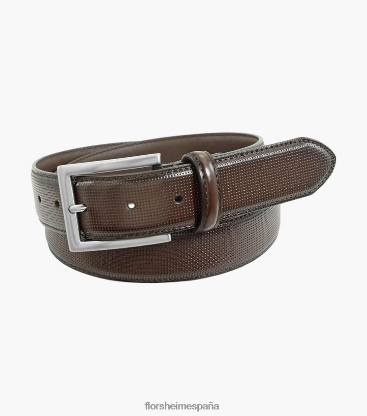 cinturon_sinclair_de_piel_perforada_florsheim_unisexo_lpvb4p549_accesorios_marron.jpg cinturón sinclair de piel perforada Florsheim unisexo LPVB4P549 accesorios marrón - Imagen 1