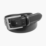 cinturón sinclair de piel perforada Florsheim unisexo LPVB4P551 accesorios negro