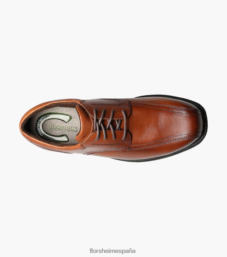 coronis work punta de acero bike toe oxford Florsheim hombres LPVB4P413 calzado marrón - Imagen 4