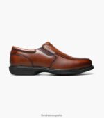 Coronis Work Steel Toe Bike Toe Slip On Florsheim hombres LPVB4P411 calzado marrón - Imagen 2