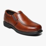 Coronis Work Steel Toe Bike Toe Slip On Florsheim hombres LPVB4P411 calzado marrón