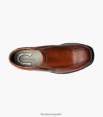 Coronis Work Steel Toe Bike Toe Slip On Florsheim hombres LPVB4P411 calzado marrón - Imagen 4
