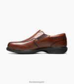 Coronis Work Steel Toe Bike Toe Slip On Florsheim hombres LPVB4P411 calzado marrón - Imagen 5