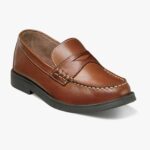 croquet jr. mocasines con puntera mocasín Florsheim niños LPVB4P494 calzado bronceado silla de montar