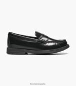 croquet jr. mocasines con puntera mocasín Florsheim niños LPVB4P495 calzado negro - Imagen 2