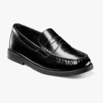 croquet jr. mocasines con puntera mocasín Florsheim niños LPVB4P495 calzado negro