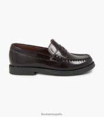 croquet jr. mocasines con puntera mocasín Florsheim niños LPVB4P496 calzado borgoña - Imagen 2
