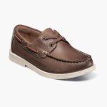 croquet jr. zapato náutico con punta de mocasín Florsheim niños LPVB4P422 calzado marrón ch
