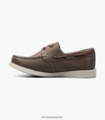 croquet jr. zapato náutico con punta de mocasín Florsheim niños LPVB4P422 calzado marrón ch - Imagen 5