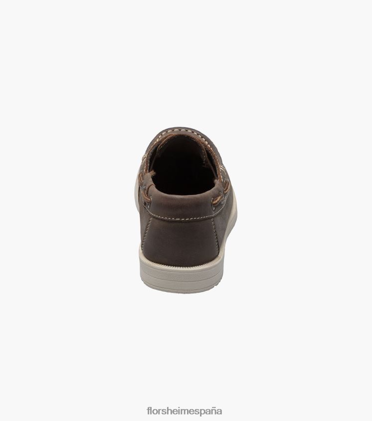 croquet jr. zapato náutico con punta de mocasín Florsheim niños LPVB4P422 calzado marrón ch - Imagen 7